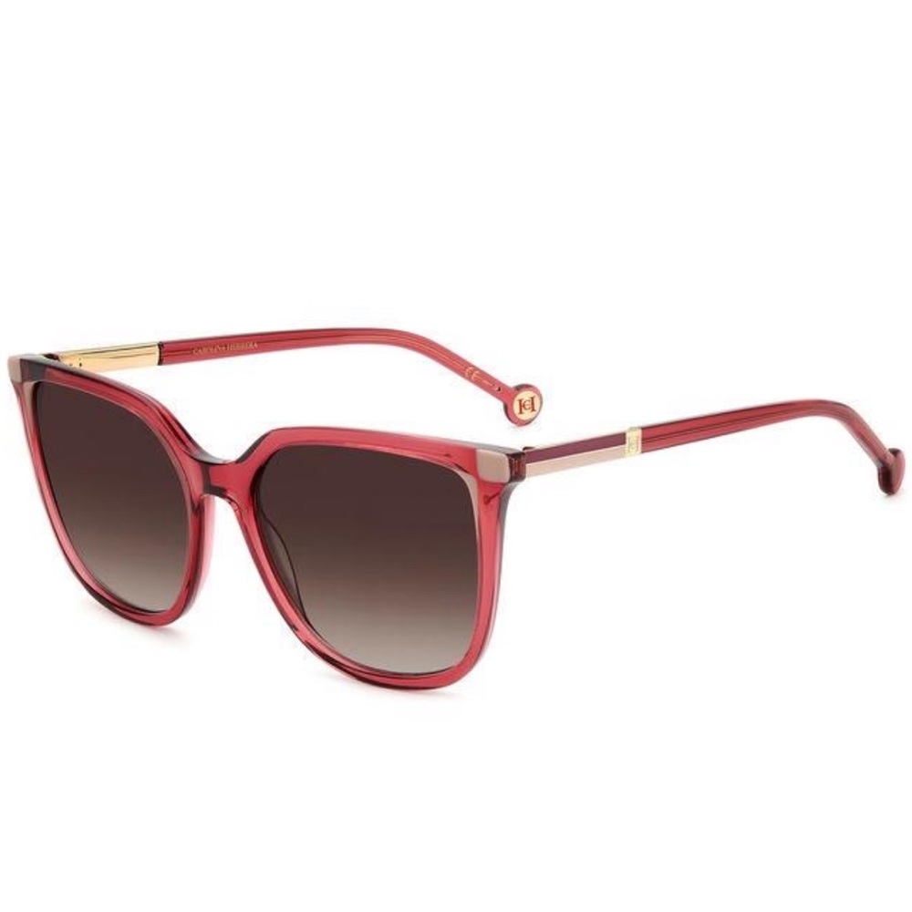New Carolina Herrera Red Sunglasses